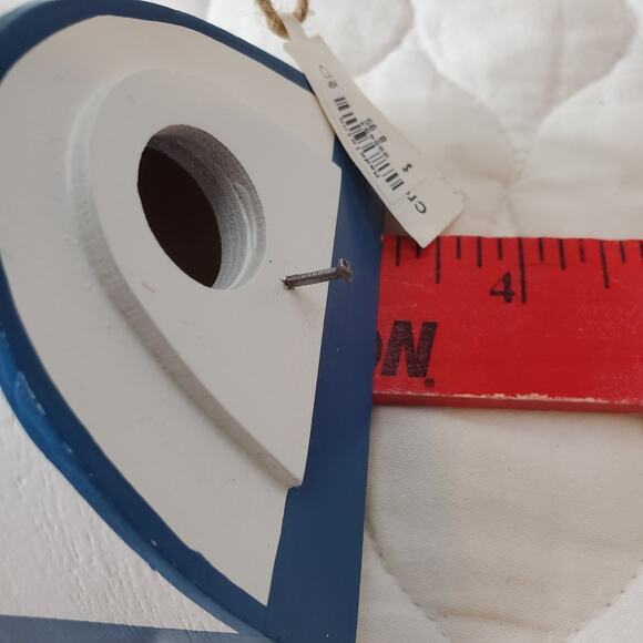 Midwest-CBK Set of 4 Tent Christmas Ornaments Blue & White Small Holiday Camping - Picture 8 of 10